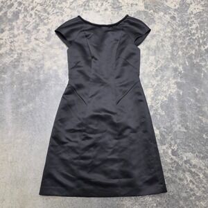 Brooks Brothers Black‎ Dress Sleeveless Beaded Neck Cocktail Party Women's 4